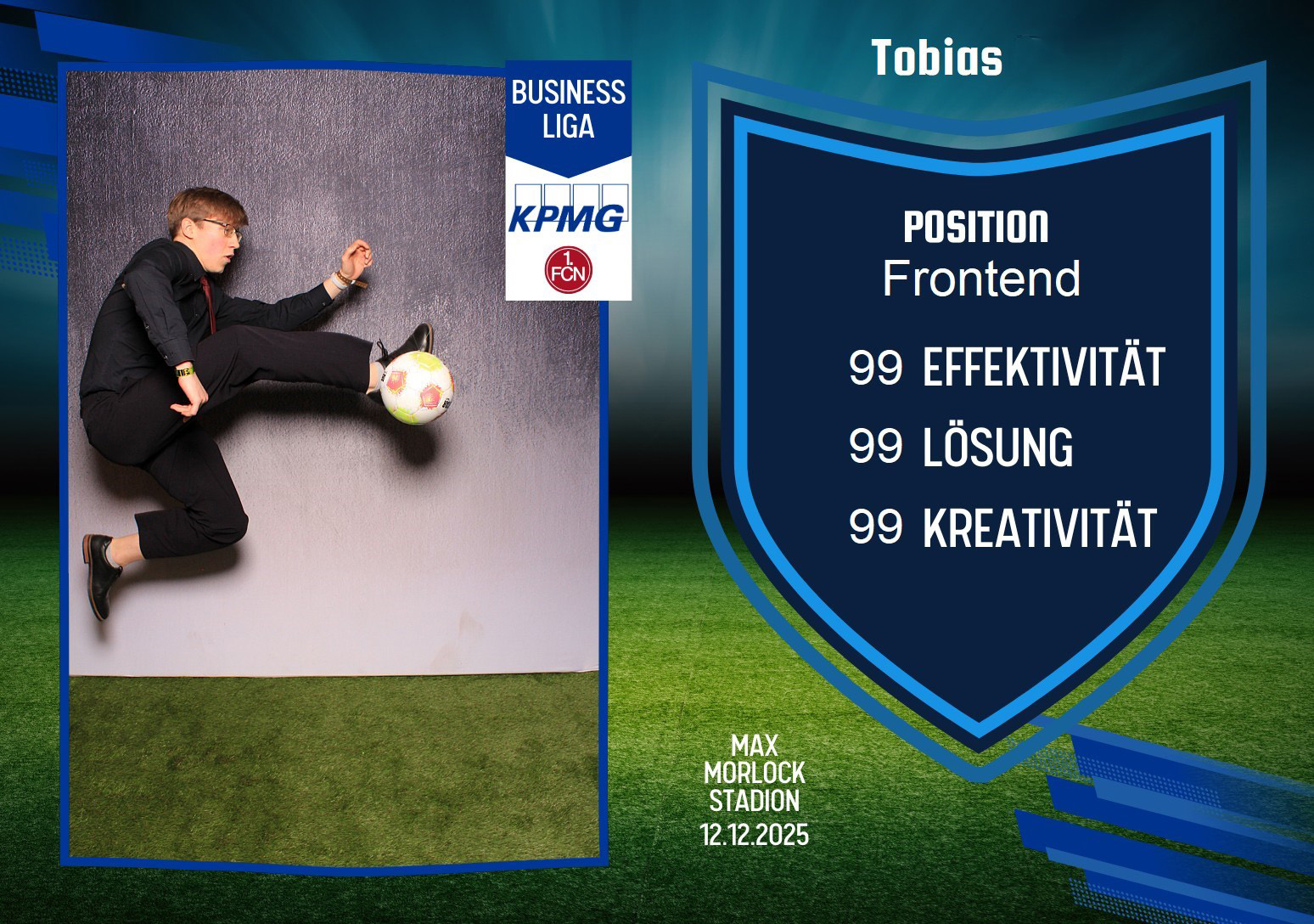 42Hero Cards KPMG Business Liga Sammelkarte
