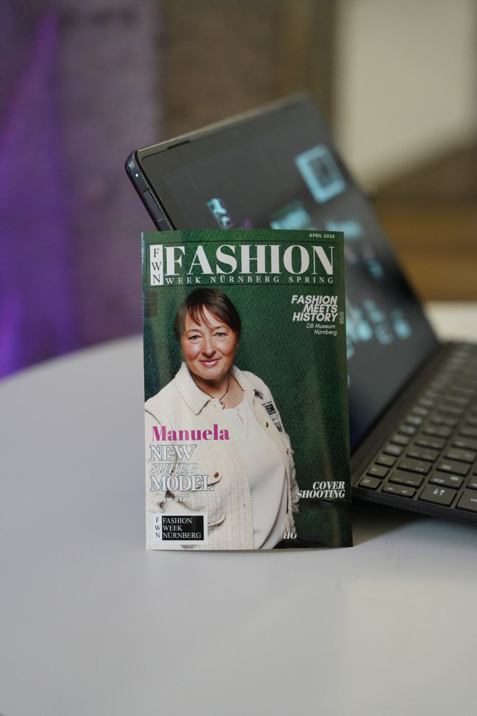 Cover-Shooting Manuela Bock im Einsatz